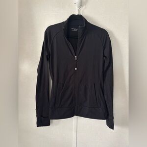 Tuff Athletics | Women's Classic Black Zip-Up Jacket | Size Medium